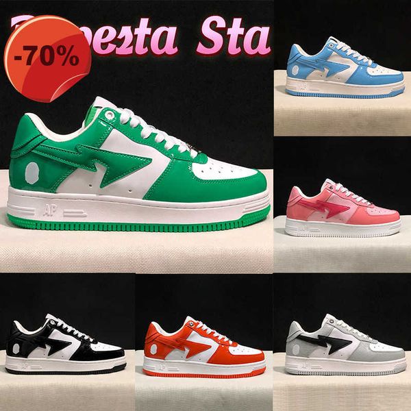 2023designer bapesta sta low men women casual shoes nigo bathing apes fashion mens sneaker grey black patent leather green white abc camo
2023designer bapesta sta low men women casual shoes nigo bathing apes fashion mens sneaker grey black patent leather green white abc camo