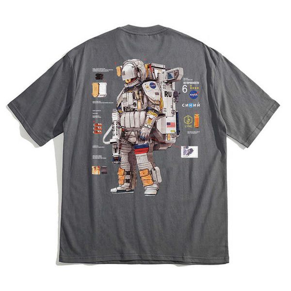 women's t-shirt 100 cotton tshirt astronaut print halfsleeved women's men's and women's shortsleeved creative street wom, White
women's t-shirt 100 cotton tshirt astronaut print halfsleeved women's men's and women's shortsleeved creative street wom, White