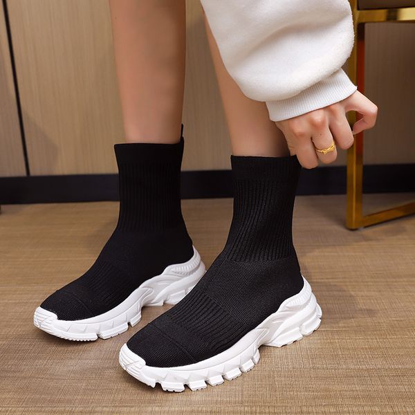 dress shoes knit socks boots women fashion boots sports platform shoes chelsea slip-on casual shoes woman ladies loafers sneakers 230215, Black
dress shoes knit socks boots women fashion boots sports platform shoes chelsea slip-on casual shoes woman ladies loafers sneakers 230215, Black