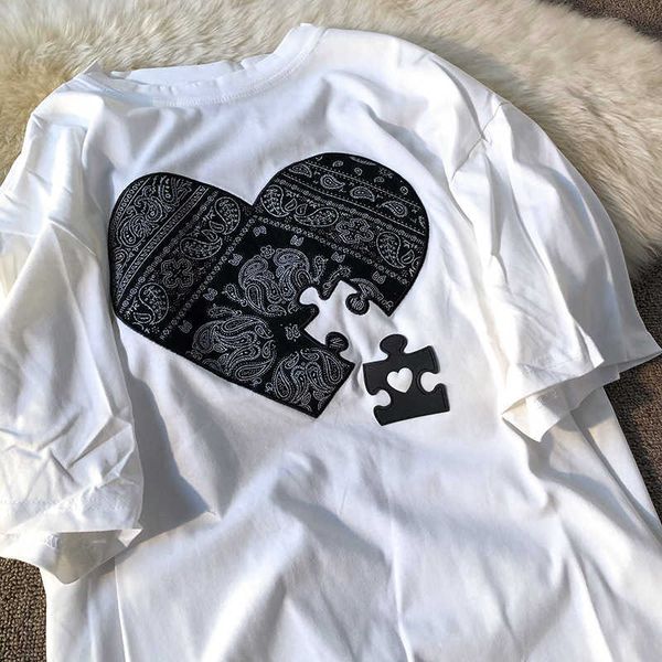 women's t-shirt american street retro cashew flower love shortsleeved tshirt female summer men and women oversized tshirt 240 kg s5xl j, White
women's t-shirt american street retro cashew flower love shortsleeved tshirt female summer men and women oversized tshirt 240 kg s5xl j, White