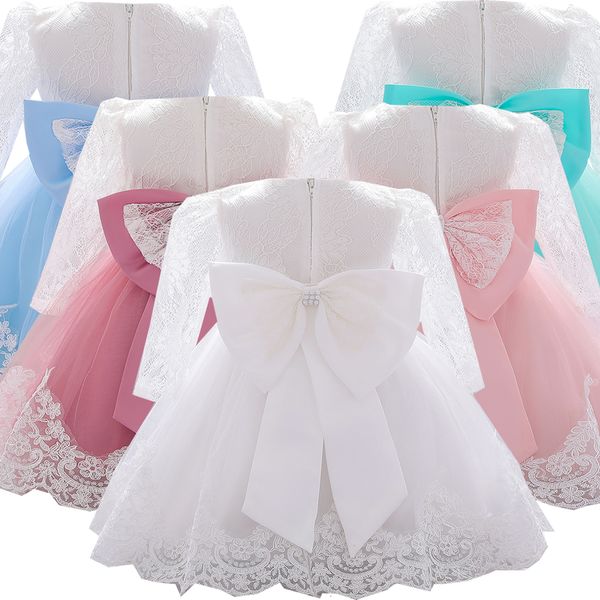girl's dresses born long sleeve wedding lace big bow infant 1st birthday princess baptism dress 230214, Red;yellow
girl's dresses born long sleeve wedding lace big bow infant 1st birthday princess baptism dress 230214, Red;yellow