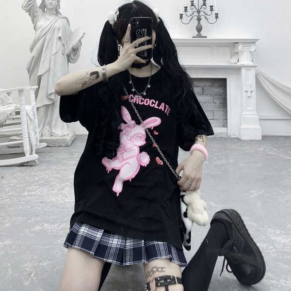 women's t-shirt dark loose shortsleeved tshirt female hiphop fashion 2021 summer new gothic halfsleeved oversized tshirt sxxl j230215, White
women's t-shirt dark loose shortsleeved tshirt female hiphop fashion 2021 summer new gothic halfsleeved oversized tshirt sxxl j230215, White
