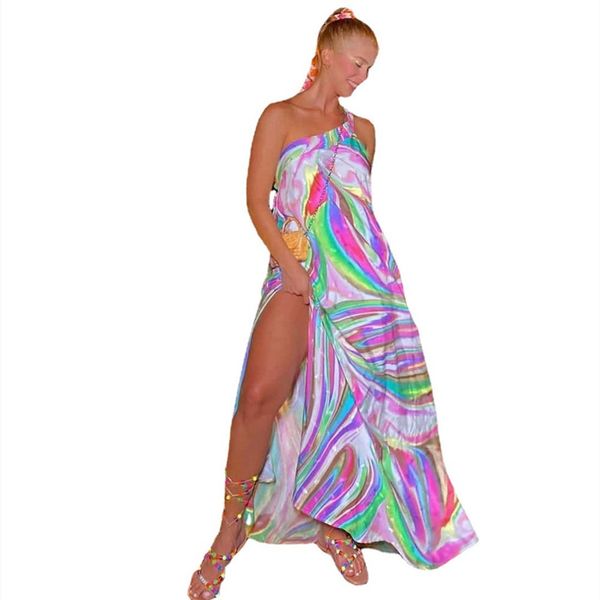 2023 designer beach dresses women summer backless loose dress casual side open print long dress bohemian holidays wear wholesale clothes 926, Black;gray
2023 designer beach dresses women summer backless loose dress casual side open print long dress bohemian holidays wear wholesale clothes 926, Black;gray