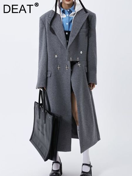 women's jackets deat fashion woolen coat lapel deign single breasted long sleeve solid color overcoat female spring 2023 17a6179 230215, Black;brown
women's jackets deat fashion woolen coat lapel deign single breasted long sleeve solid color overcoat female spring 2023 17a6179 230215, Black;brown