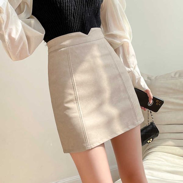 skirts new autumn winter women pu skirt korean basic fashion high waist a-line mini skirt office lady elegant leather short skirts l230215, Black
skirts new autumn winter women pu skirt korean basic fashion high waist a-line mini skirt office lady elegant leather short skirts l230215, Black