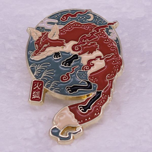 vintage japanese firefox brooch fox badge metal accessories cute anime movies games hard enamel pins collect metal cartoon brooch, Blue
vintage japanese firefox brooch fox badge metal accessories cute anime movies games hard enamel pins collect metal cartoon brooch, Blue