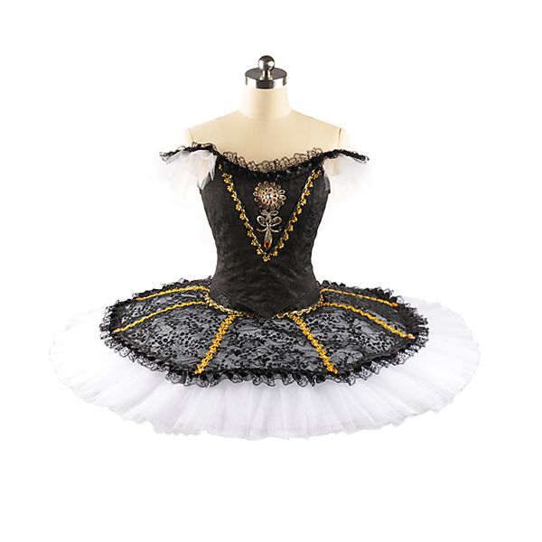 la esmeralda ballet tutu professional stage wear split international competition black white costumes platter tutu pancake jn0204, Black;red
la esmeralda ballet tutu professional stage wear split international competition black white costumes platter tutu pancake jn0204, Black;red