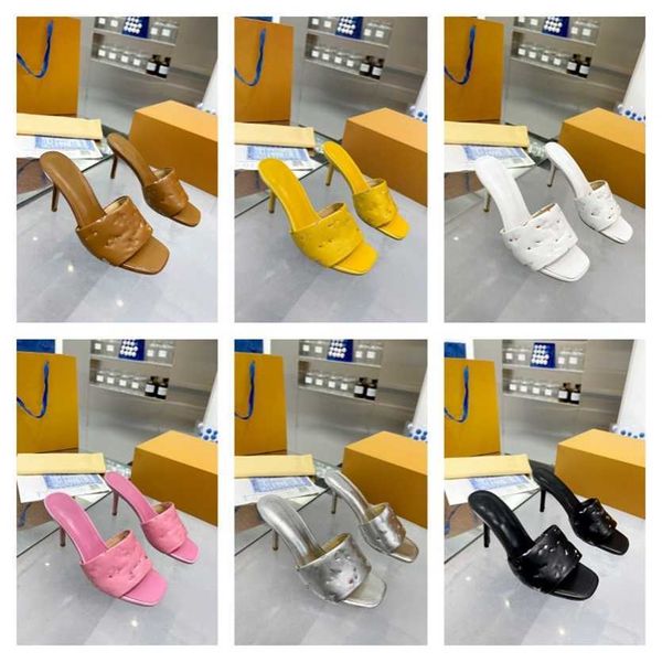 luxury designer revival mule slipper high heels sandal women monograms dress shoes 8.5cm heel stilettos slide sandals summer flip flops wedd, Black
luxury designer revival mule slipper high heels sandal women monograms dress shoes 8.5cm heel stilettos slide sandals summer flip flops wedd, Black