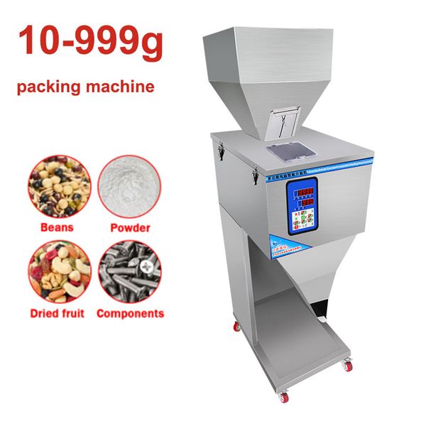 Image of 10-999g Quantitative Granule Powder Filling Machine Vertical Grain Millet Weighing Packer Ranules/Mixed Grain/Powder Packing Machine