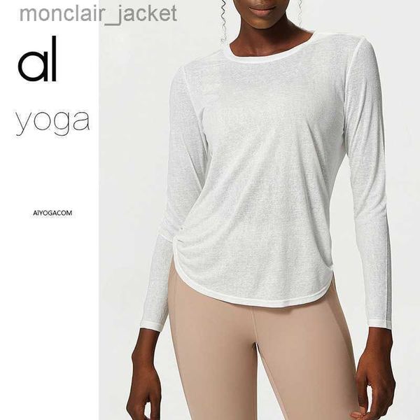 designer alos yoga new casual sports blouse loose and slim long-sleeved t-shirt spring and autumn yoga large lululemens, White
designer alos yoga new casual sports blouse loose and slim long-sleeved t-shirt spring and autumn yoga large lululemens, White