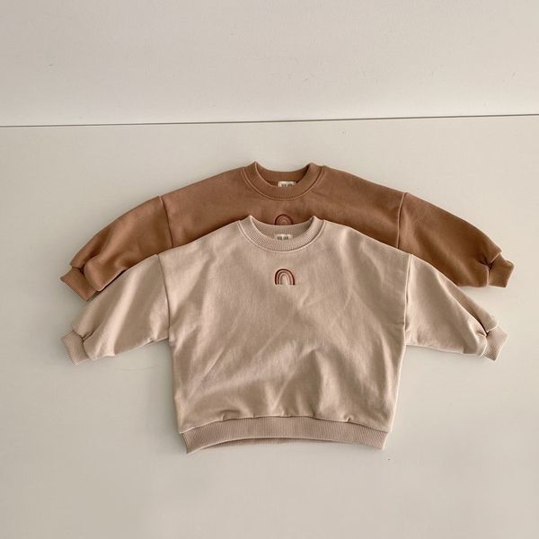 tshirts spring 04yrs baby girls clothes infant kids boys rainbow embroidery sweatshirts autumn clothing outfits 230214, Blue
tshirts spring 04yrs baby girls clothes infant kids boys rainbow embroidery sweatshirts autumn clothing outfits 230214, Blue