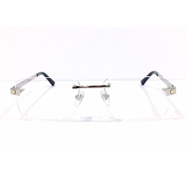 men eyeglasses glasses frames rectangular silver transparent optical glasses frames eyewear sunglasses designers with box, Black
men eyeglasses glasses frames rectangular silver transparent optical glasses frames eyewear sunglasses designers with box, Black