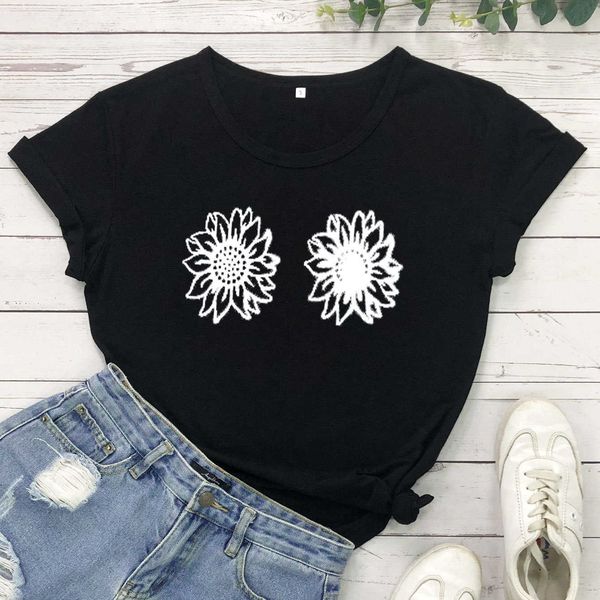 women's t-shirt pure cotton t shirt sunflower print women short sleeve o neck loose tshirt 2020 summer tee shirt camisetas mujer j2302, White
women's t-shirt pure cotton t shirt sunflower print women short sleeve o neck loose tshirt 2020 summer tee shirt camisetas mujer j2302, White