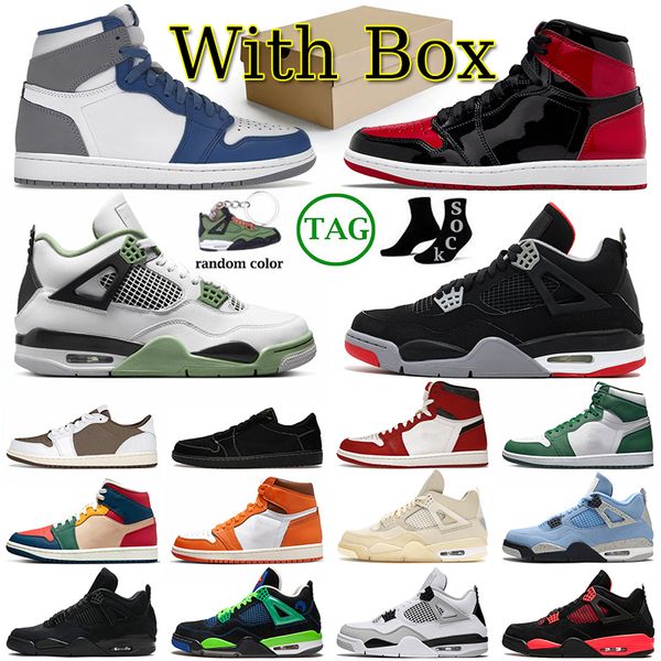 men women 1 4 jumpman basketball shoes dark mocha j1 off sail white oreo starfish seafoam 1s sports trainers 4s red cement true blue denim j, Black
men women 1 4 jumpman basketball shoes dark mocha j1 off sail white oreo starfish seafoam 1s sports trainers 4s red cement true blue denim j, Black