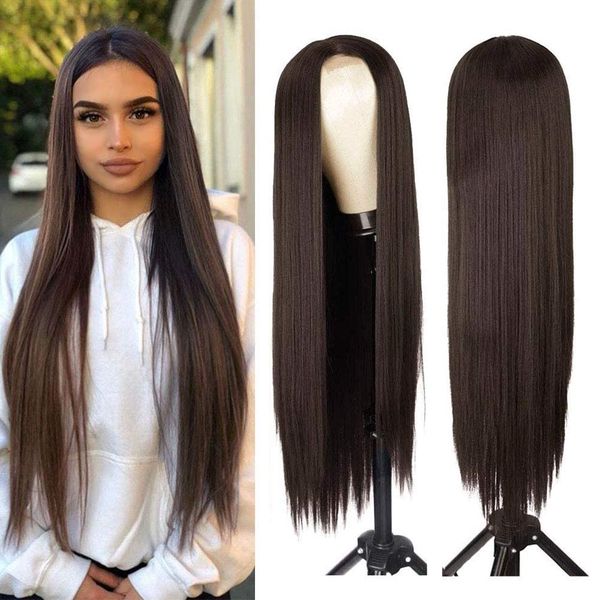 natural long straight wigs ombre wine red burgundy wigs for women natural hairline middle part long synthetic hair full wig for daily use, Black
natural long straight wigs ombre wine red burgundy wigs for women natural hairline middle part long synthetic hair full wig for daily use, Black