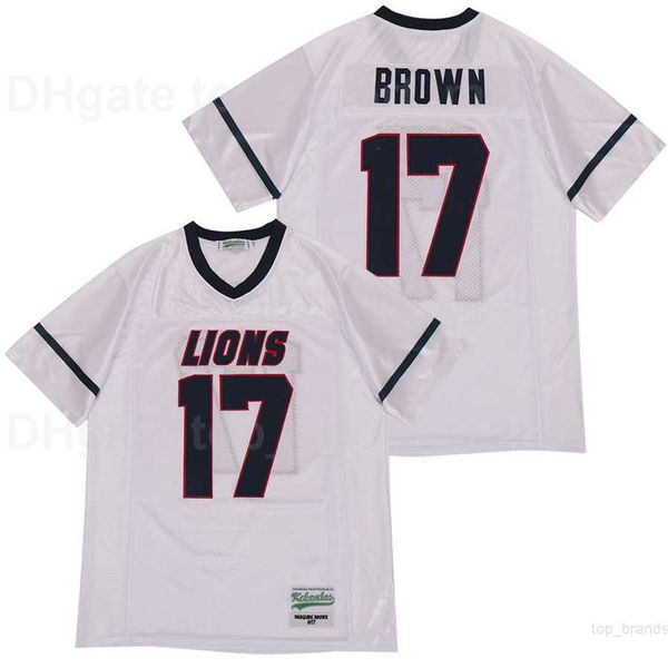men lions 17 marquise brown jersey football south broward hollywood high school team color white sport pure cotton all stitched breathable g, Black
men lions 17 marquise brown jersey football south broward hollywood high school team color white sport pure cotton all stitched breathable g, Black