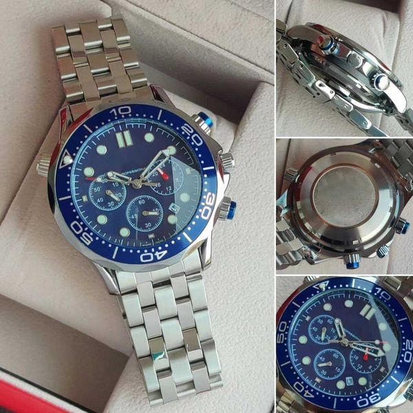 2023 men's luxury quartz watch fashion leisure six-pin timing multi-function calendar luminous waterproof watch steel band watches, Slivery;brown
2023 men's luxury quartz watch fashion leisure six-pin timing multi-function calendar luminous waterproof watch steel band watches, Slivery;brown