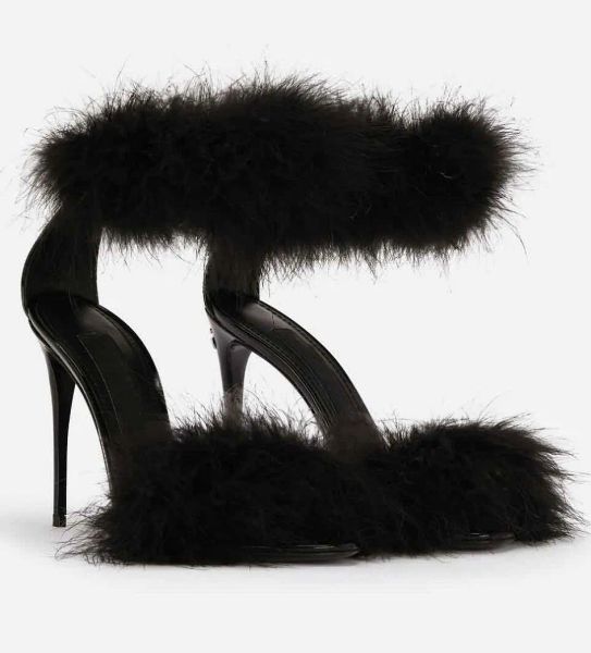 elegant keira women sandals shoes bridal wedding dress black soft feather embellish strap baroquel heels lady gladiator sandalias eu35-43
elegant keira women sandals shoes bridal wedding dress black soft feather embellish strap baroquel heels lady gladiator sandalias eu35-43