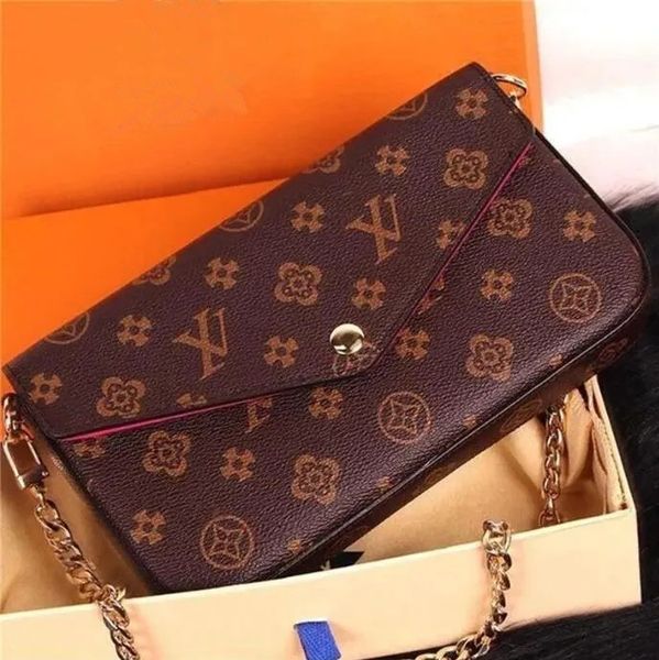 3pcs set designer bag fashion women chain bags wallet messenger leather handbags shoulder flower purse crossbody bag with original box
3pcs set designer bag fashion women chain bags wallet messenger leather handbags shoulder flower purse crossbody bag with original box