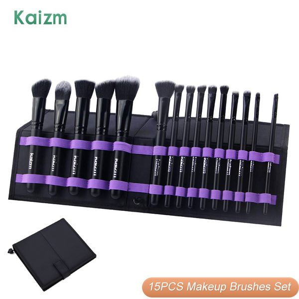 makeup tools kaizm makeup brushes set 15pcs professional foundation eye shadow powder concealer sculpting beauty brushes tools kit with bags
makeup tools kaizm makeup brushes set 15pcs professional foundation eye shadow powder concealer sculpting beauty brushes tools kit with bags