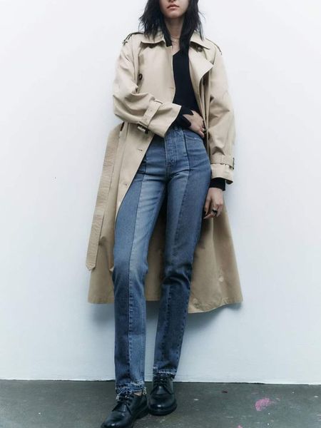women's trench coats women 2023 spring fashion embroidery with belt double breasted coat long sleeve female outerwear chic overcoat 230, Tan;black
women's trench coats women 2023 spring fashion embroidery with belt double breasted coat long sleeve female outerwear chic overcoat 230, Tan;black