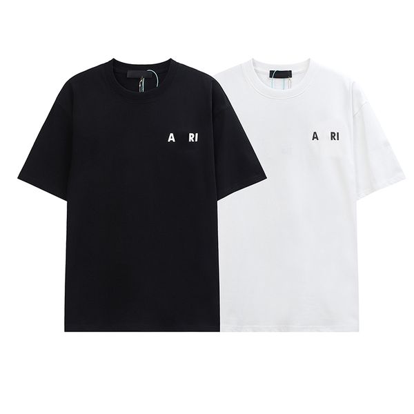 

2023 luxury fashion designer men t shirts brands women casual shirt clothing street short sleeve shirts asian size s-xl, White;black