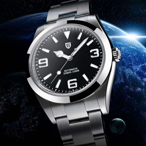 wristwatches pagani design nh35 men mechanical watch ar sapphire glass automatic watch for men stainless steel sports waterproof watches 230, Slivery;brown
wristwatches pagani design nh35 men mechanical watch ar sapphire glass automatic watch for men stainless steel sports waterproof watches 230, Slivery;brown