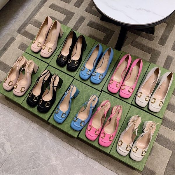 women dress shoes designer double g boat shoes 2023 spring autumn square toe chunky heeled sandal leather metal buckle slingback sandals mar, Black
women dress shoes designer double g boat shoes 2023 spring autumn square toe chunky heeled sandal leather metal buckle slingback sandals mar, Black