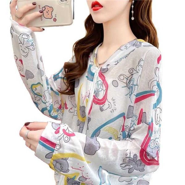 outdoor t-shirts ice silk sun protection clothing women's thin coat fashion loose breathable summer jacket female short hooded printing, Gray;blue
outdoor t-shirts ice silk sun protection clothing women's thin coat fashion loose breathable summer jacket female short hooded printing, Gray;blue