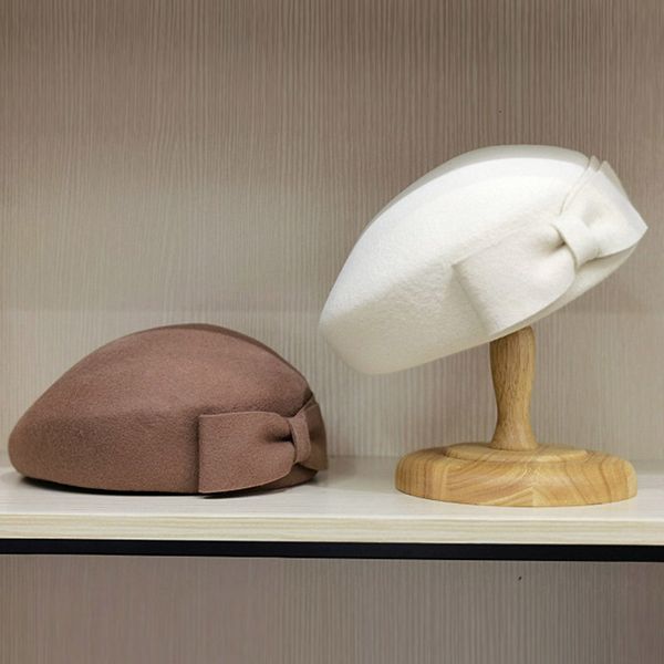 berets vintage style women winter wool hat bowknot decoration dress fascinator wool beret formal ladies church hat tilt hat 230215, Blue;gray
berets vintage style women winter wool hat bowknot decoration dress fascinator wool beret formal ladies church hat tilt hat 230215, Blue;gray