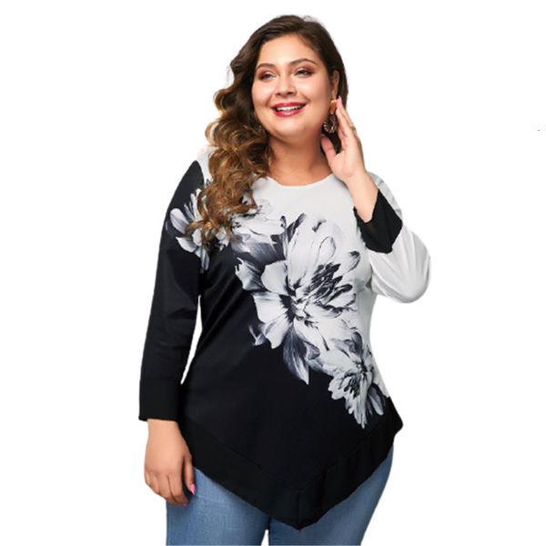 women's plus size t-shirt 5xl plus size women clothing shirts t-shirts 3/4 sleeve flower print casual sping summer lace patchwork stre, Black
women's plus size t-shirt 5xl plus size women clothing shirts t-shirts 3/4 sleeve flower print casual sping summer lace patchwork stre, Black