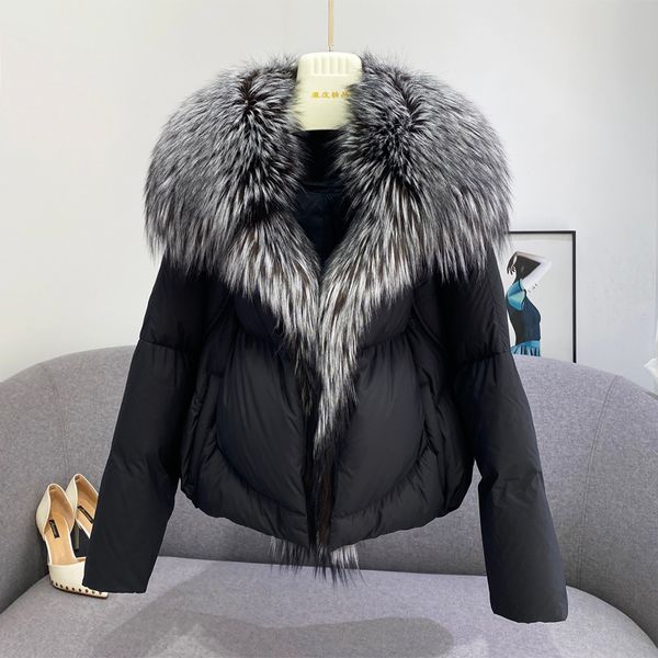 women's vests 2023 fashion autumn winter real fur collar thick women warm coat down jacket luxury outwear female 230215, Black;white
women's vests 2023 fashion autumn winter real fur collar thick women warm coat down jacket luxury outwear female 230215, Black;white