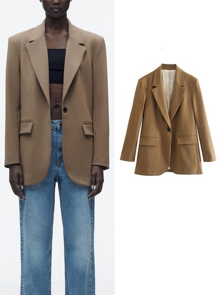 women's suits blazers rafznb 2023 women button decorate loose casual long sleeve single suit jacket female fashion solid 230215, White;black
women's suits blazers rafznb 2023 women button decorate loose casual long sleeve single suit jacket female fashion solid 230215, White;black
