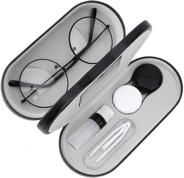 sunglasses cases 2 in 1 double layer glasses box contact lens case for men women creative dual use glasses case eyewear leather steel hinges
sunglasses cases 2 in 1 double layer glasses box contact lens case for men women creative dual use glasses case eyewear leather steel hinges