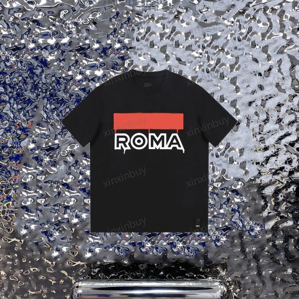 xinxinbuy men designer tee t shirt 23ss paris roma pattern short sleeve cotton women white black grey s-2xl, Black;brown
xinxinbuy men designer tee t shirt 23ss paris roma pattern short sleeve cotton women white black grey s-2xl, Black;brown