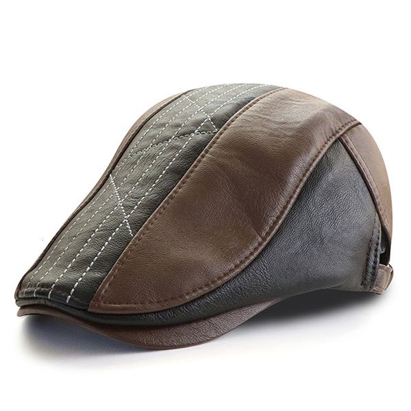 beanieskull caps pu leather beret hats men autumn winter faux herringbone visor middleaged men's warm flat ed cap adjustable 230215, Blue;gray
beanieskull caps pu leather beret hats men autumn winter faux herringbone visor middleaged men's warm flat ed cap adjustable 230215, Blue;gray