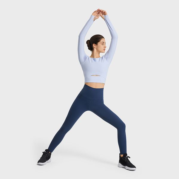 sports women's popular tight-fitting long-sleeved quick-drying yoga suit running training t-shirt fitness suit 08
sports women's popular tight-fitting long-sleeved quick-drying yoga suit running training t-shirt fitness suit 08