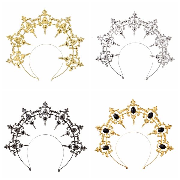 headbands halo crown lolita gothic headpiece women girl headband virgin mary diadema tiaras costume accessories headdress 230215, Silver
headbands halo crown lolita gothic headpiece women girl headband virgin mary diadema tiaras costume accessories headdress 230215, Silver