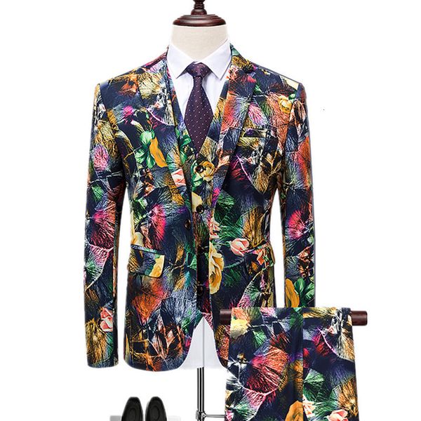 men's suits blazers blazers pants vest sets / fashion men's casual boutique flower floral print suit jacket coat trousers waistcoa, White;black
men's suits blazers blazers pants vest sets / fashion men's casual boutique flower floral print suit jacket coat trousers waistcoa, White;black