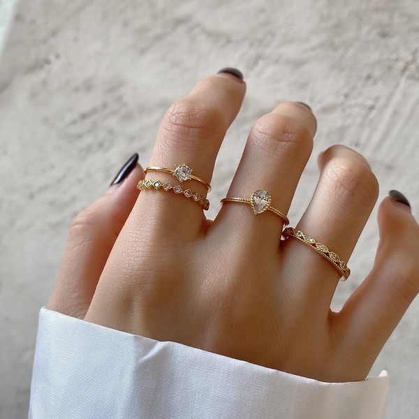 new simple 925 sterling silver open size rings cz zircon adjustable geometric finger ring
new simple 925 sterling silver open size rings cz zircon adjustable geometric finger ring