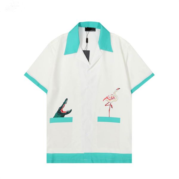2023 new designer shirt beach shorts men's fashion letter printing bowling shirt casual shirt men's short sleeve hawaiian dress sh, White;black
2023 new designer shirt beach shorts men's fashion letter printing bowling shirt casual shirt men's short sleeve hawaiian dress sh, White;black