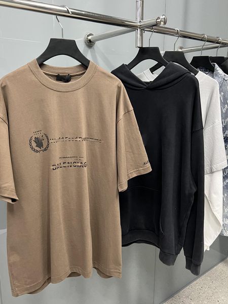 2023 fashion casual men ladies loose t-shirts with letter print short sleeves summer designer selling luxury mens t-shirts couple khaki, White;black
2023 fashion casual men ladies loose t-shirts with letter print short sleeves summer designer selling luxury mens t-shirts couple khaki, White;black