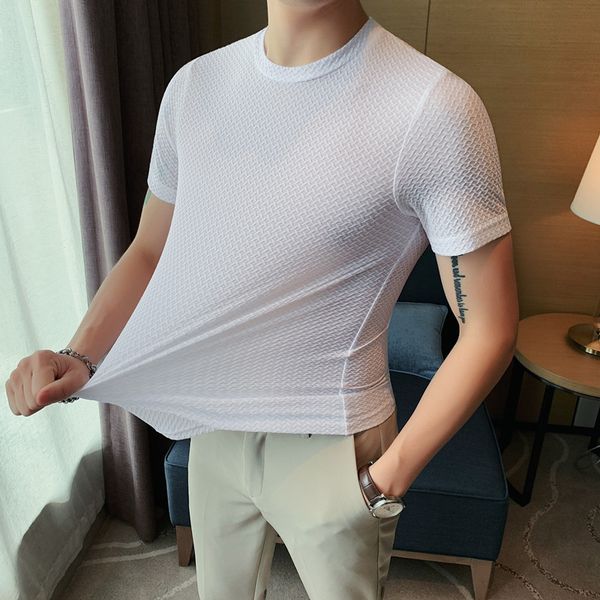 2023 summer men's transparent mesh ice silk t-shirts men short sleeve round neck hollow t shirt male casual fitness tee s-4xl, White;black
2023 summer men's transparent mesh ice silk t-shirts men short sleeve round neck hollow t shirt male casual fitness tee s-4xl, White;black