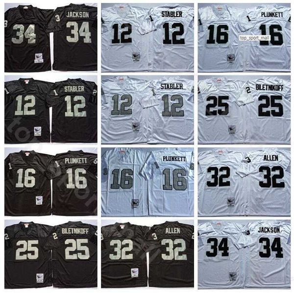 ncaa football 12 ken stabler jersey 34 bo jackson 16 jim plunkett 32 marcus allen 25 fred biletnikoff lester hayes man vintage black white, Black;red
ncaa football 12 ken stabler jersey 34 bo jackson 16 jim plunkett 32 marcus allen 25 fred biletnikoff lester hayes man vintage black white, Black;red