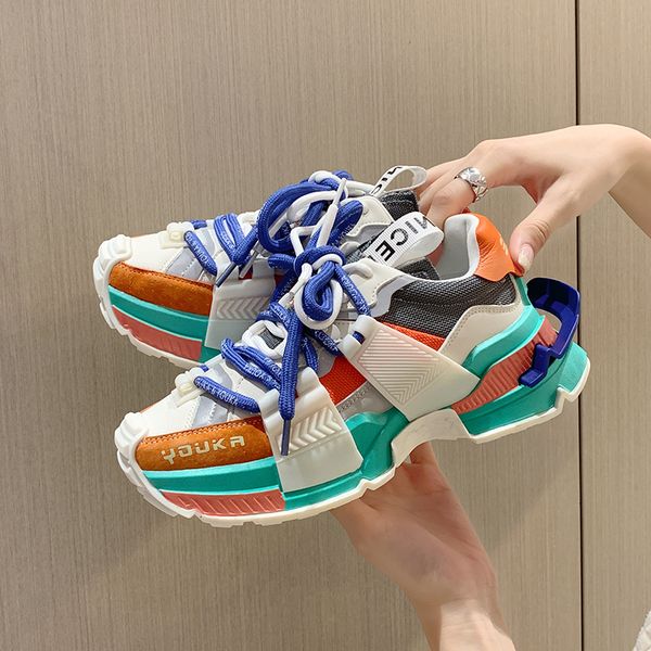dress shoes high-end explosion style color matching daddy quality thick bottom trend light luxury cool casual brand fashion women's sho, Black
dress shoes high-end explosion style color matching daddy quality thick bottom trend light luxury cool casual brand fashion women's sho, Black