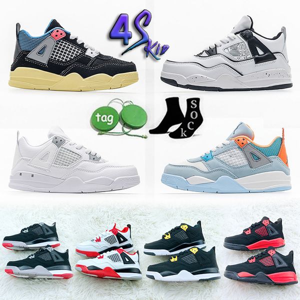 kids baby 4 4s basketball shoes children boy and gril sport sneakers pale citron fire red what the white black gold outdoor sports trainers
kids baby 4 4s basketball shoes children boy and gril sport sneakers pale citron fire red what the white black gold outdoor sports trainers