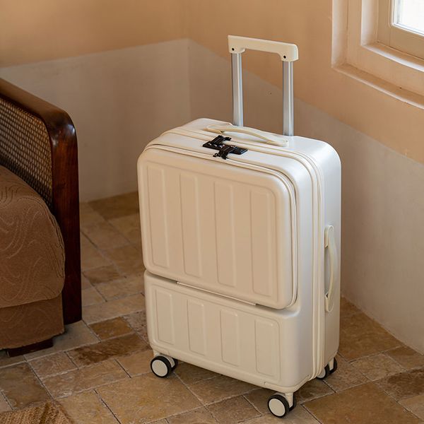 duffel bags multifunction front doubleopening suitcase female 20 inch business trolley boarding case light password box male 24 230215
duffel bags multifunction front doubleopening suitcase female 20 inch business trolley boarding case light password box male 24 230215
