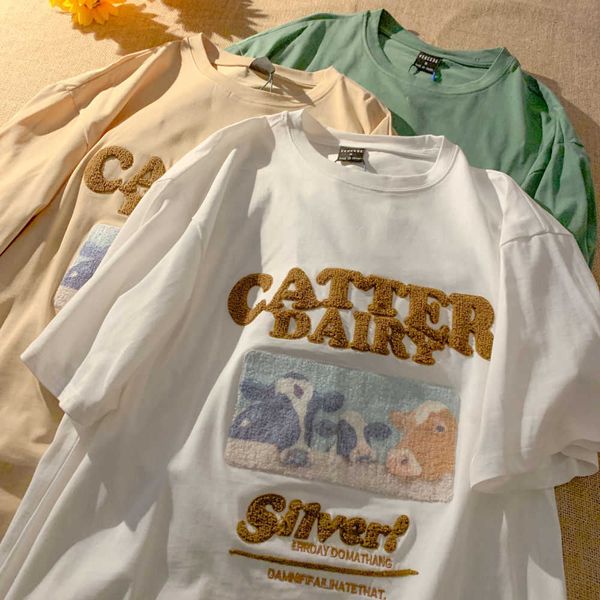 women's t-shirt saltbased cute shortsleeved female dent loose tshirt 2023 couple coat towel embroidered female tshirt j230215, White
women's t-shirt saltbased cute shortsleeved female dent loose tshirt 2023 couple coat towel embroidered female tshirt j230215, White