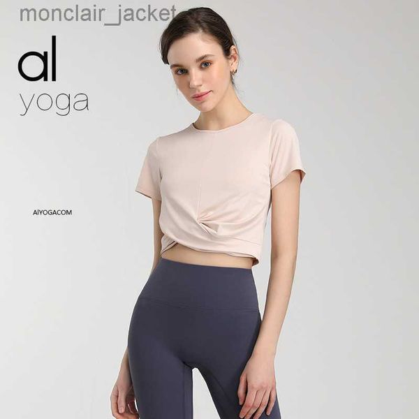 designer alos yoga round neck solid color t-shirt loose short sports short sleeve fitness suit yoga suit woman, White
designer alos yoga round neck solid color t-shirt loose short sports short sleeve fitness suit yoga suit woman, White