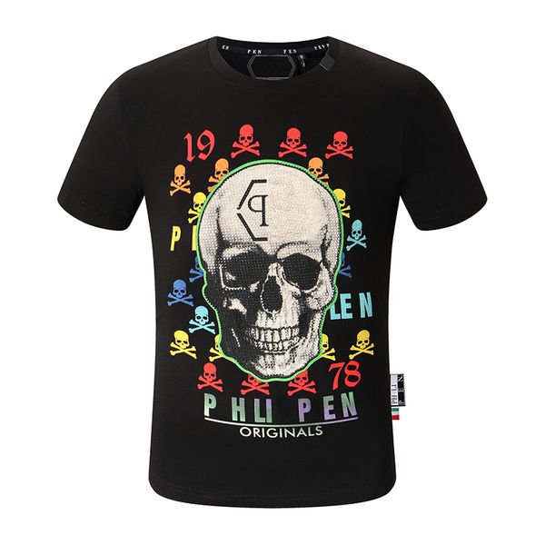 men's summer phillip t-shirts fashion plain designer t shirts for men qp letter embroidery mens women clothing short sleeved tees 10, White;black
men's summer phillip t-shirts fashion plain designer t shirts for men qp letter embroidery mens women clothing short sleeved tees 10, White;black